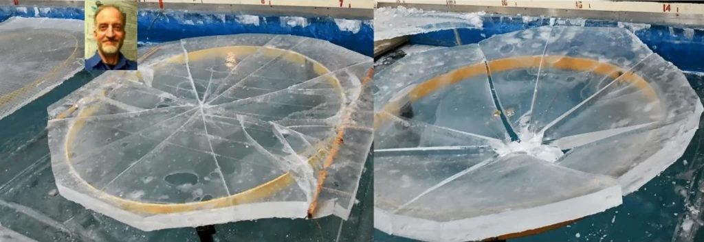 Isvägar - risker och möjligheter 5 Paul Barrette iskrossprov för isvägar