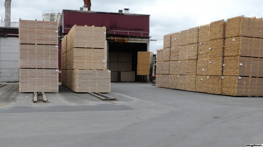 2020, bästa året i Vidas historia 5 Torkanläggningen vid ett av Vidas sågverk