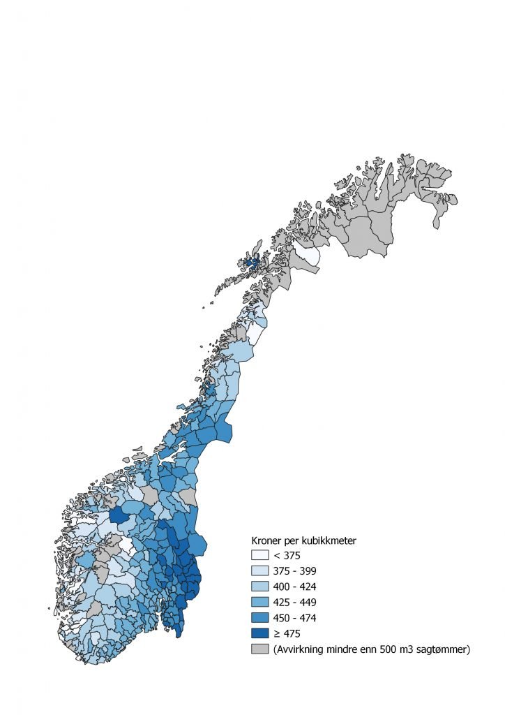 Svensk virkesstatistik hemlighålls 7 virkesstatistik norska sågtimmerpriser per kommun 2020