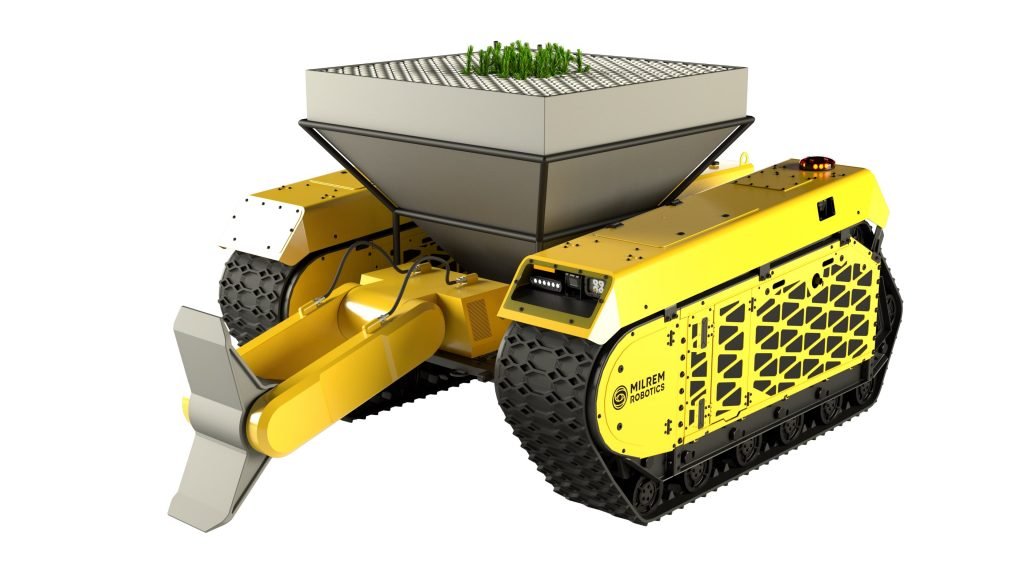 Planteringsmaskiner - dags för andra chansen? 9 Atutonom planteringsmaskin från milrem Robotics