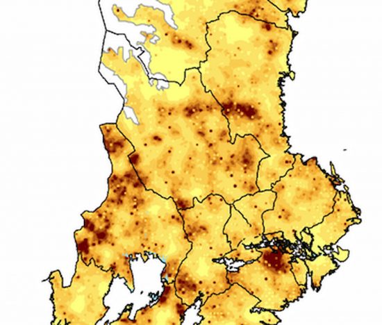 Larm igen 2021 om multiskador inklusive betesskador — i x delar av Sverige 4 betesskdor Mellansverige