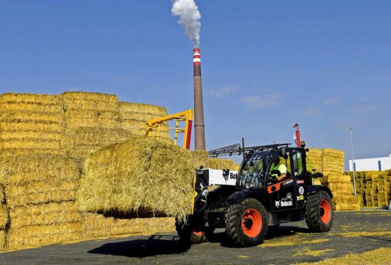 Essitys nya fabrik i tyska Mannheim som använder halm som råvara istället för trä