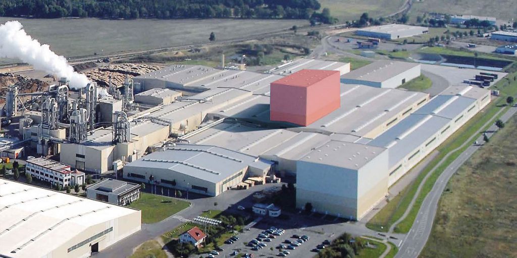 OSB-skivor och EWP-tillverkning – något för Sverige? 6 OSB-fabrik