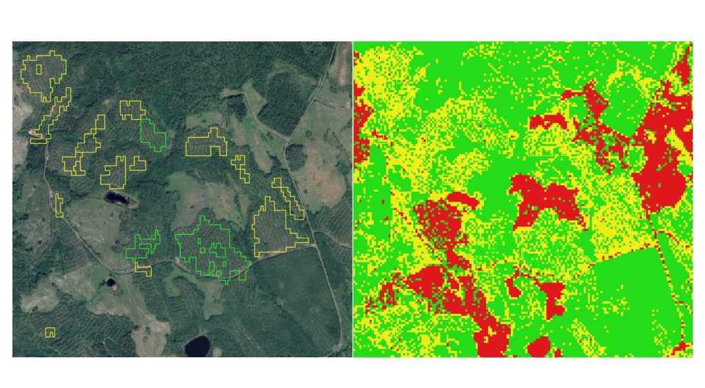 Hur stämmer avverkningsnivån från JRC med svensk laserdata? 9 Jämförelse mellan SGD laserdata och detektioner från Landsat GFC.