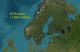 Karta som visar provytor från Riksskogstaxeringen med volym över 1000 m3sk/ha