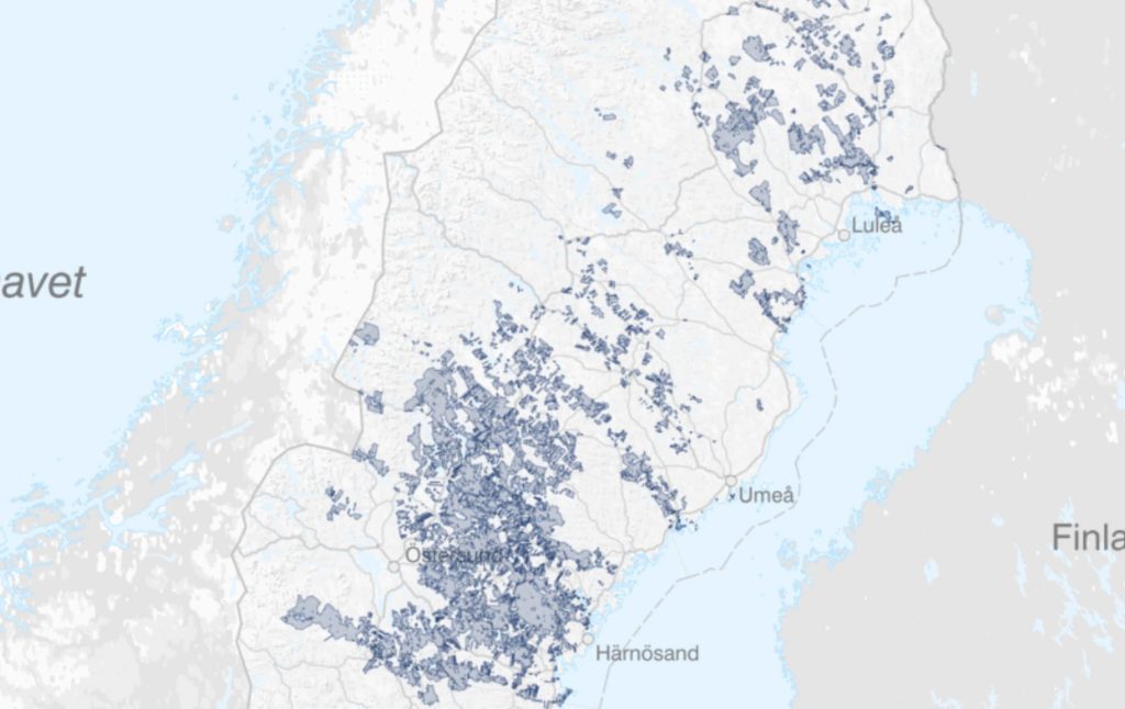 Skogsvärdering - SCA leker med siffrorna 9 SCA:s skogsinnehav i Sverige 2023