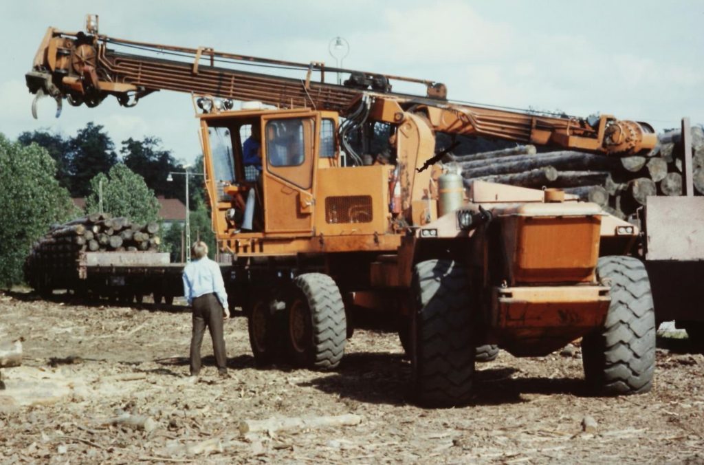 Skogsmaskin från 1976