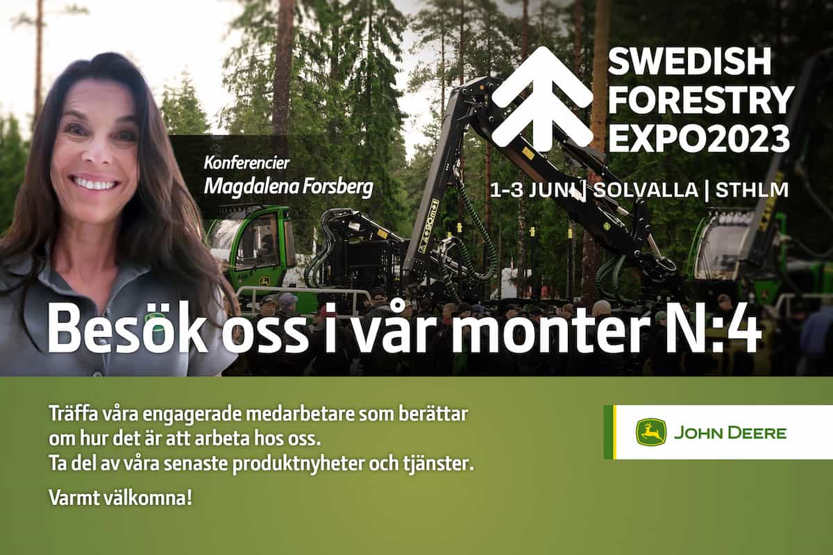 John Deere Forestry på Swedish Forestry Expo 2023